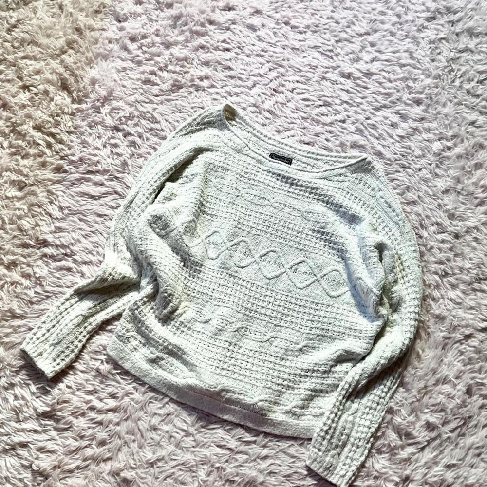 Chunky Oversized Minimalist Preppy Old Money Hamptons Beachy Sweater Womens M